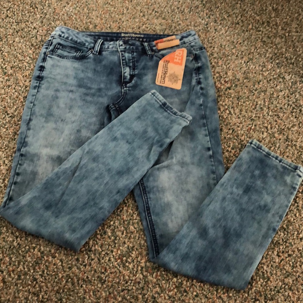 Ruff Hewn Classic Skinny Acid Wash jeans